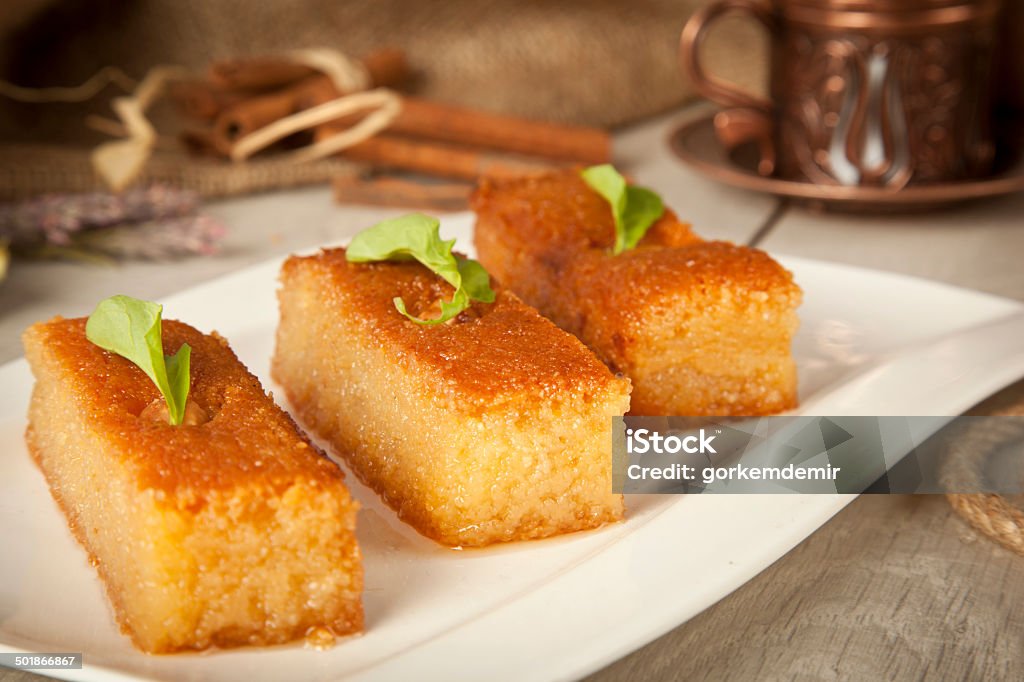 Ramadan Dessert sam tatlisi traditional Turkish sweet Arabia Stock Photo