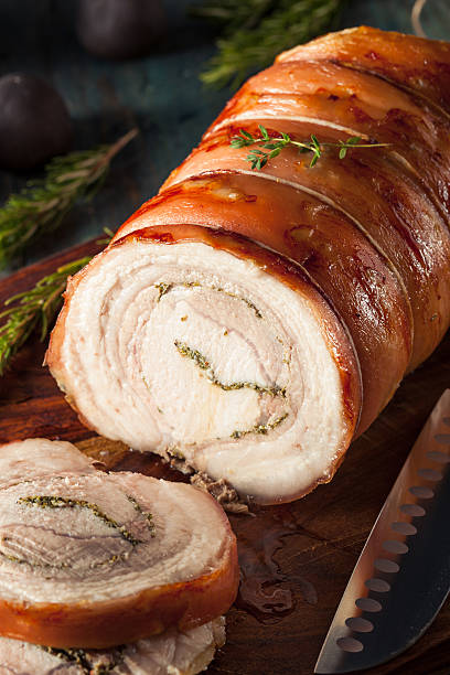 istock Homemade Rolled Porchetta Roast 501880818