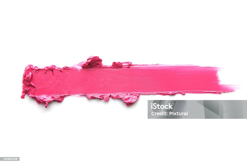 Lipstick Smeared Make-Up Stock Photo