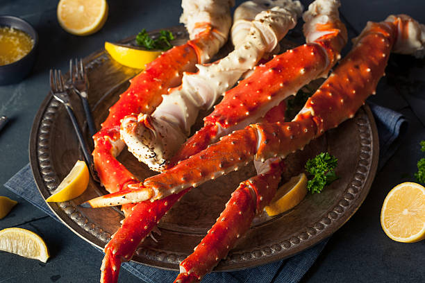 Cooked Organic Alaskan King Crab Legs