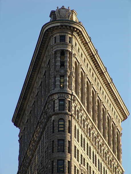 istock Flatiron building lit by the sun from the right 501883118