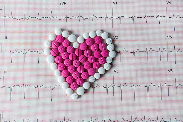 istock heart shaped pills on a heartbeat 501883750