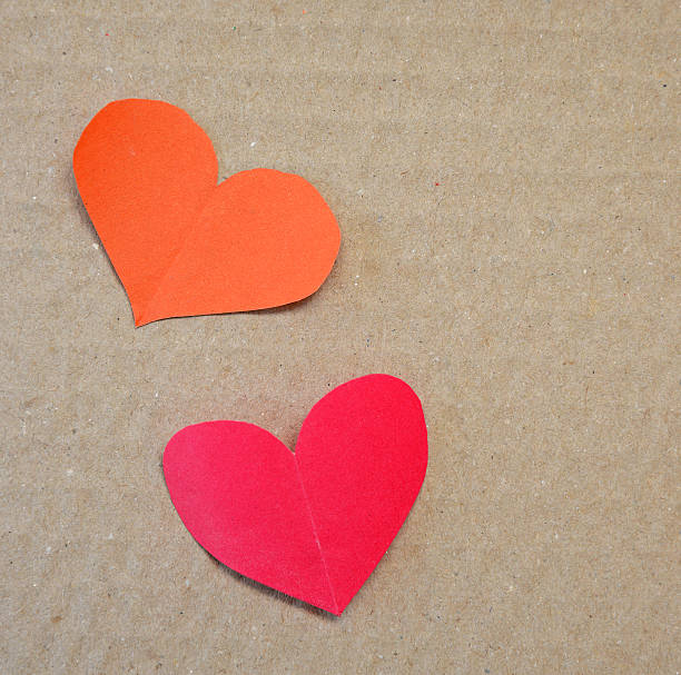 istock Red paper in heart shape 501884680
