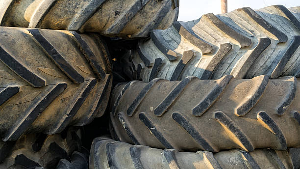 istock Numerous tires stacked on top of each other 501885062