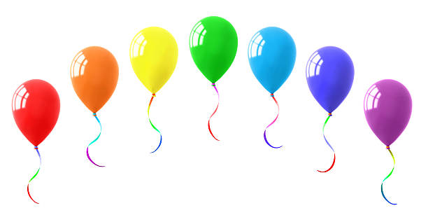 istock Colorful Ballons Collection isolated on white 501885266