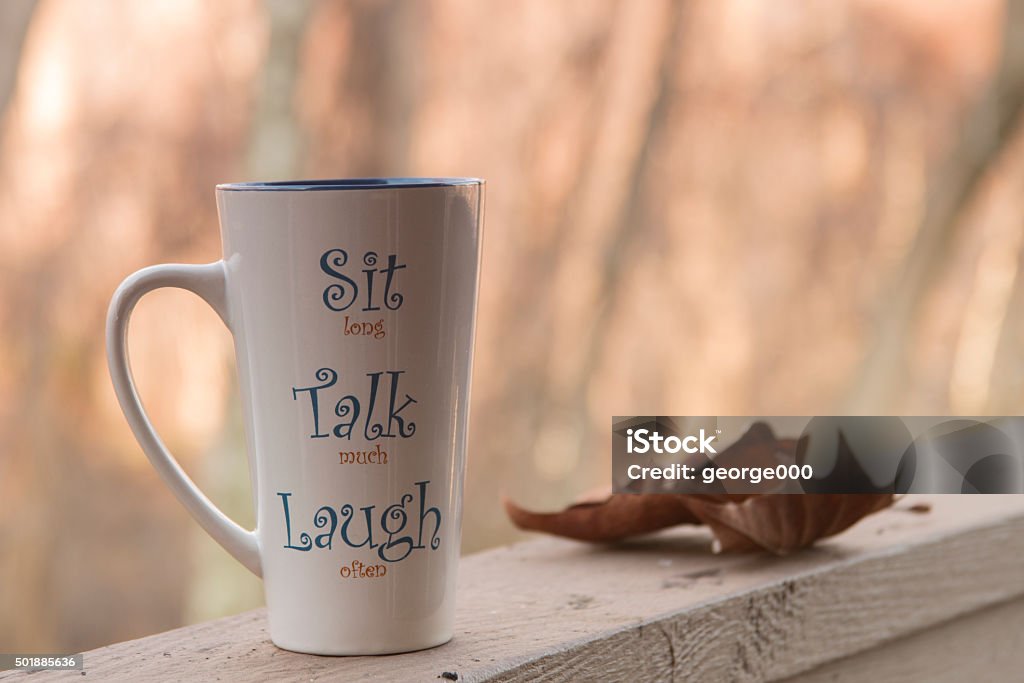Cup of  Tea on Deck 2015 Stock Photo