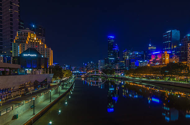 istock Melbourne City HDR night Skyline 501888030