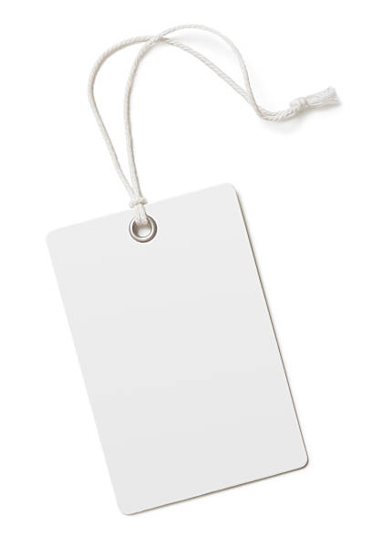istock Blank paper price tag or label isolated 501888126