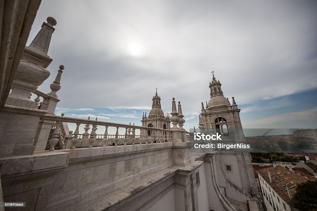 Roof of São Vicente de Fora, Lisbon, Portugal Roof of São Vicente de Fora, Lisbon, Portugal. 2015 Stock Photo