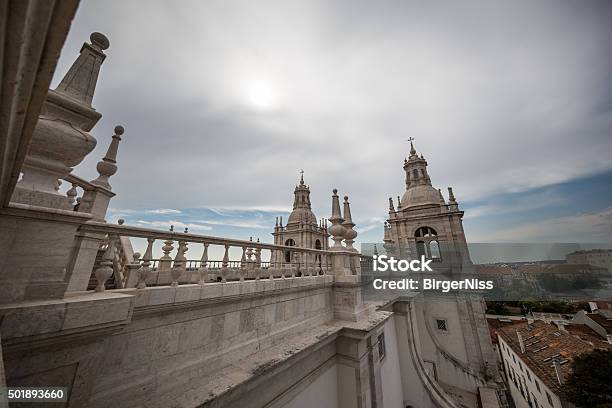 Roof Of São Vicente De Fora Lisbon Portugal Stock Photo - Download Image Now - 2015, Alfama, Church