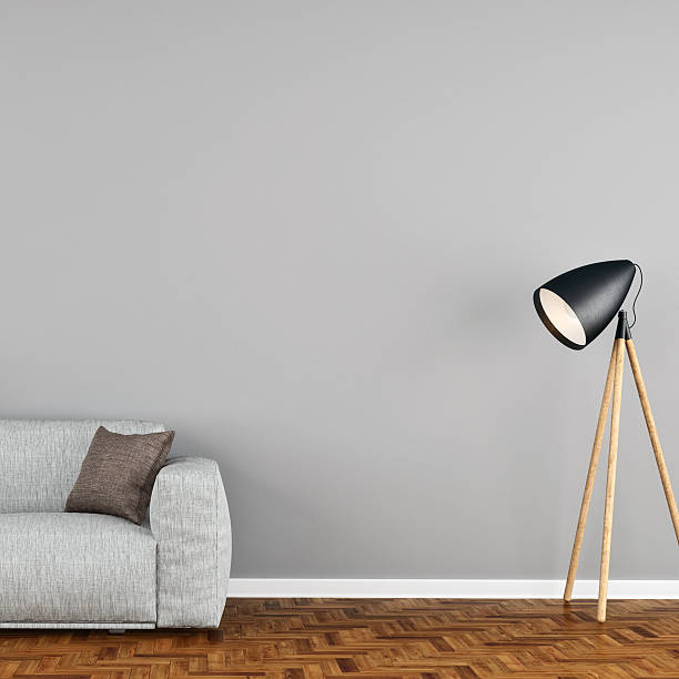 istock Modern living room with sofa 501907798
