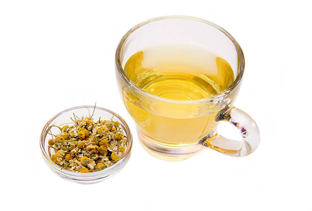 istock Cup of chamomile tea with flowers 501912988