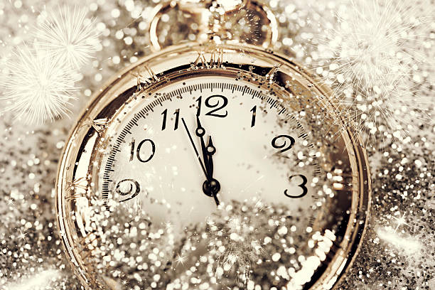 istock Old watch pointing midnight - New Year concept 501913066