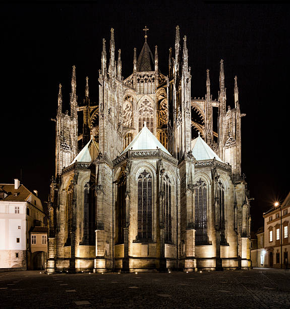 istock St. Vitus Cathedral in Prague Castle, Czech Republic 501917778