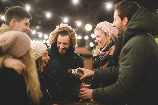 istock New Year's celebration outdoors 501932004