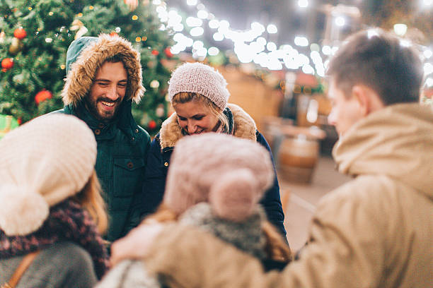 istock Celebrating Christmas Eve outdoors 501932248