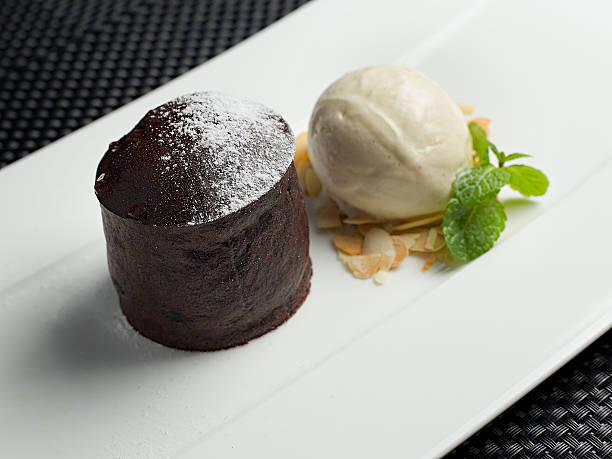 istock Chocolate Cake and vanilla ice cream 501932348