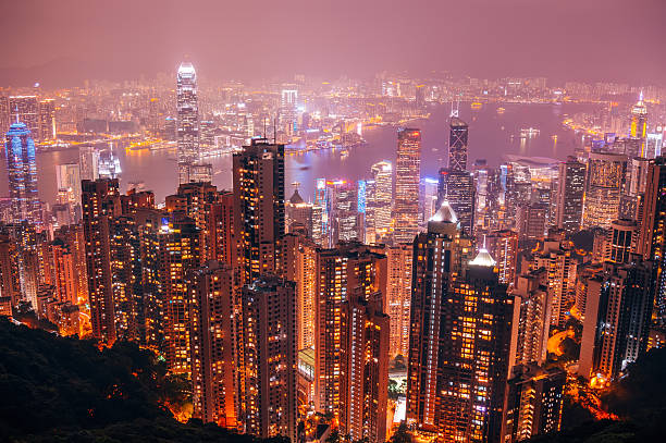 istock Hong Kong, China City Skyline 501933982