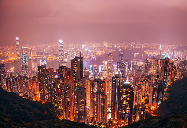 istock Hong Kong, China City Skyline 501933992