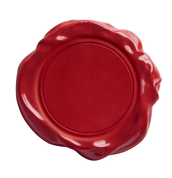istock red wax seal isolated with clipping path included 501934006