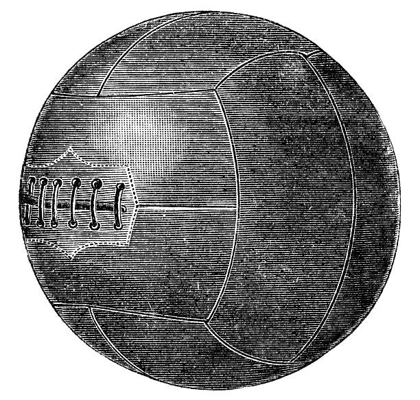 football illustration was published in 1895 "lindeman catalogue" old football stock illustrations