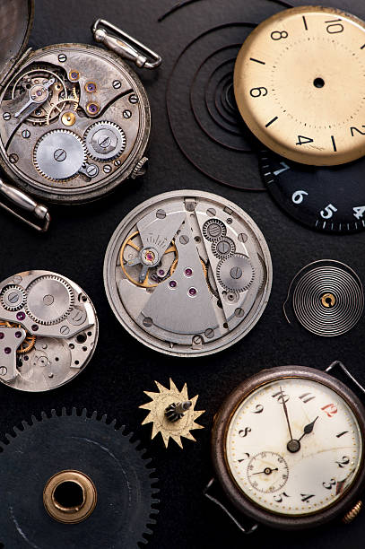 istock antique pocket watch, gears and mechanisms 501935490