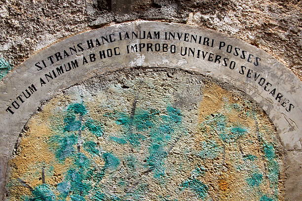 istock Sign on the wall in Navelli, Abruzzi, Italy 501936522
