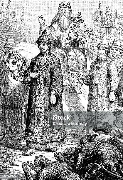 Palm Sunday In Russia Stock Illustration - Download Image Now - Russian Orthodox, St. Basil's Cathedral, Leadership