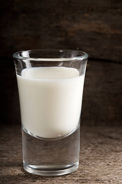 istock Shot of milk 501940610