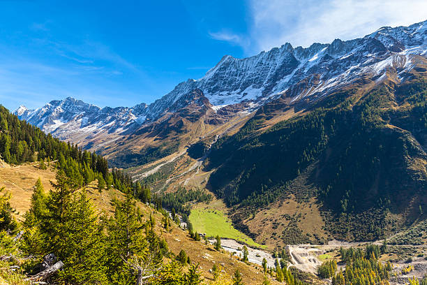 Beautiful view of  Loetschental valley