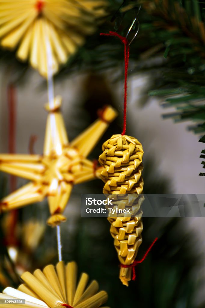 Christmas ornaments on the tree 2015 Stock Photo