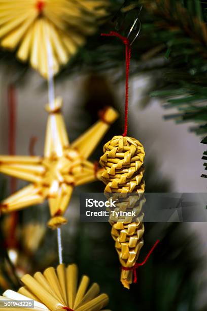 Christmas Ornaments On The Tree Stock Photo - Download Image Now - 2015, Angel, Art And Craft