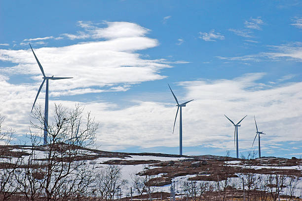 wind turbine stock photo