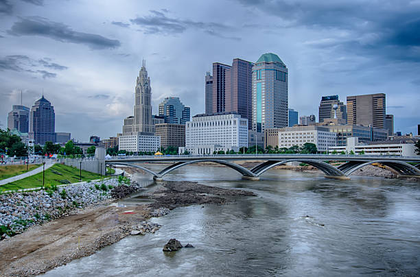 istock Columbus, Ohio skyline reflected in the Scioto River. Columbus i 501945765