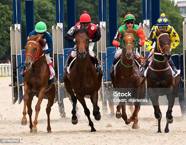Horse Racing Stock Photo - Download Image Now - Horse, Jockey, Racehorse