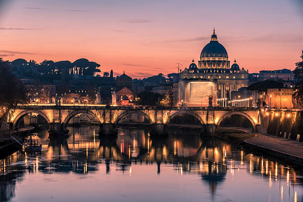 istock Rome, Italy: St. Peter's Basilica and Saint Angelo Bridge 501946286