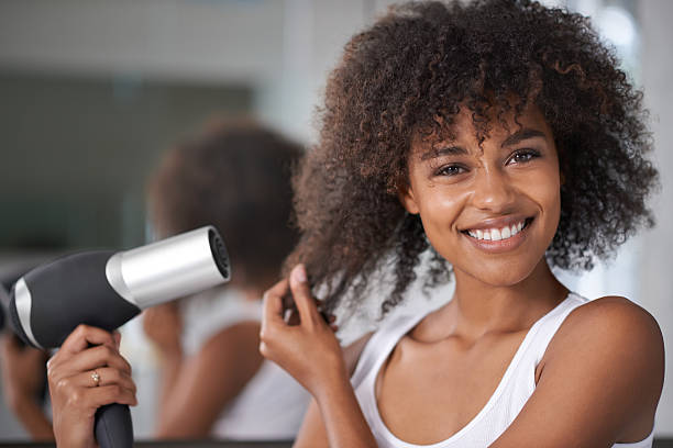 istock Blowing out my hair 501946327
