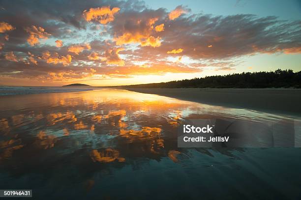 Stunning Sunset At A Beach Stock Photo - Download Image Now - Landscape - Scenery, Australia, Backgrounds