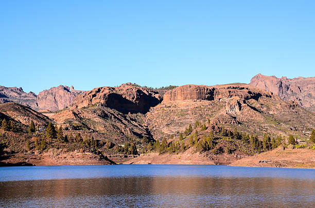 istock Dark Water Lake in Gran Canaria 501946634