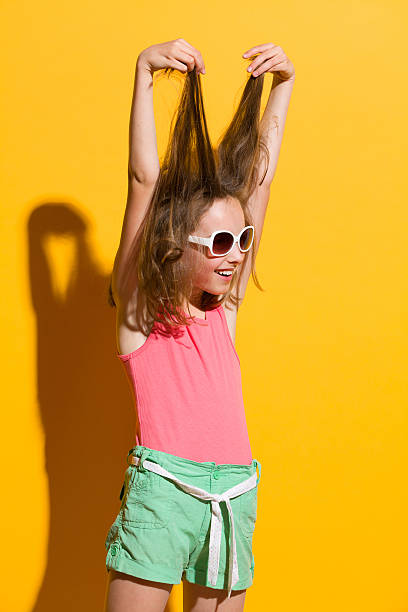 istock Smiling girl fool around 501946895