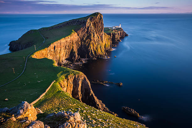 istock Sunset at Neist point lighthouse, Scotland 501947163