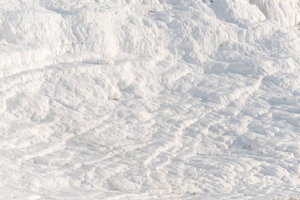 istock Calcium carbonate travertines in Pamukkale 501949019