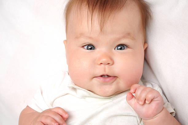 istock Adorable baby smiling 501949755