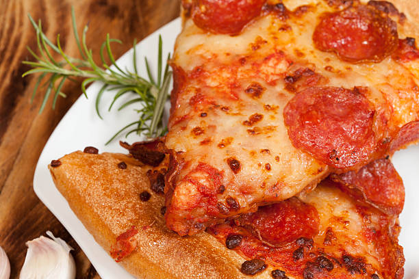 istock Two pieces of pizza. 501950339