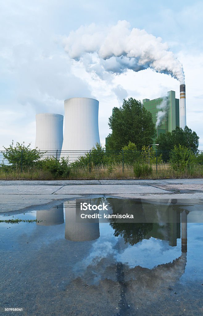Power Station Natural Gas Stock Photo
