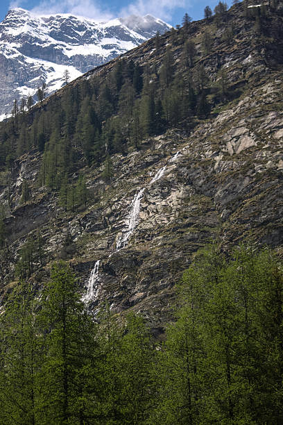 w monte rosa alpy - liskamm zdjęcia i obrazy z banku zdjęć