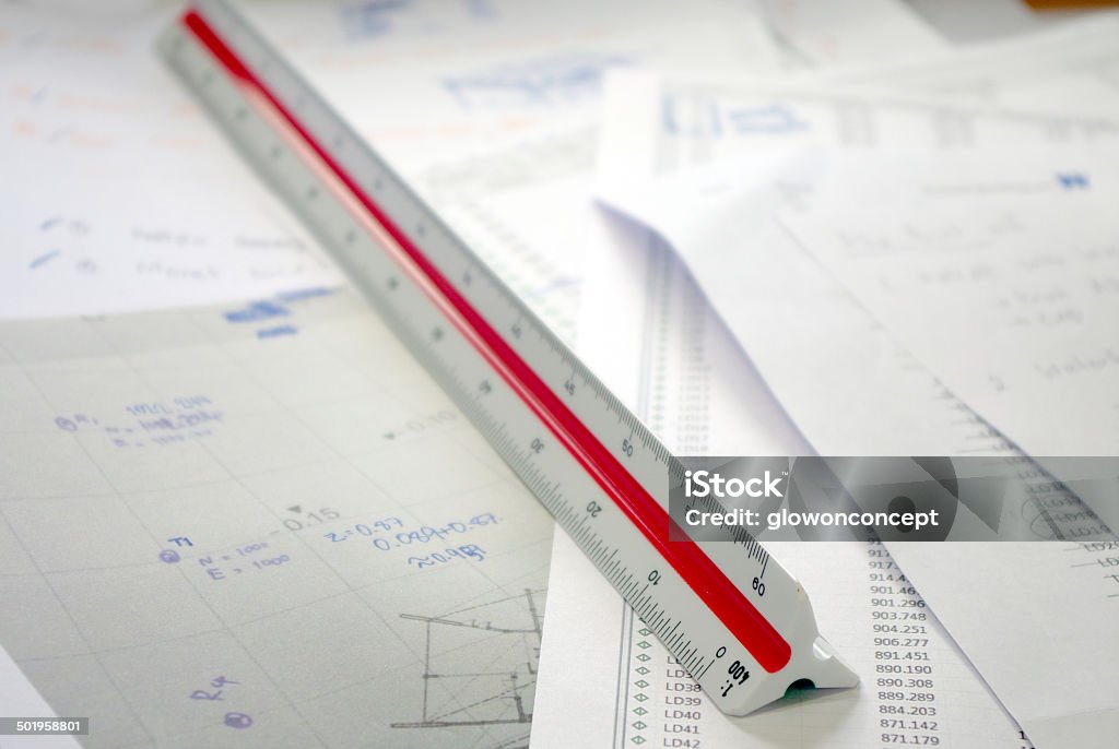 Engineer Triangle Scale Vector Scale Architecture And Engineer Triangle Ruler Stock Photo - Download ...