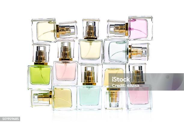 Bottles Of Perfume Stock Photo - Download Image Now - Aromatherapy, Beauty, Beauty Product