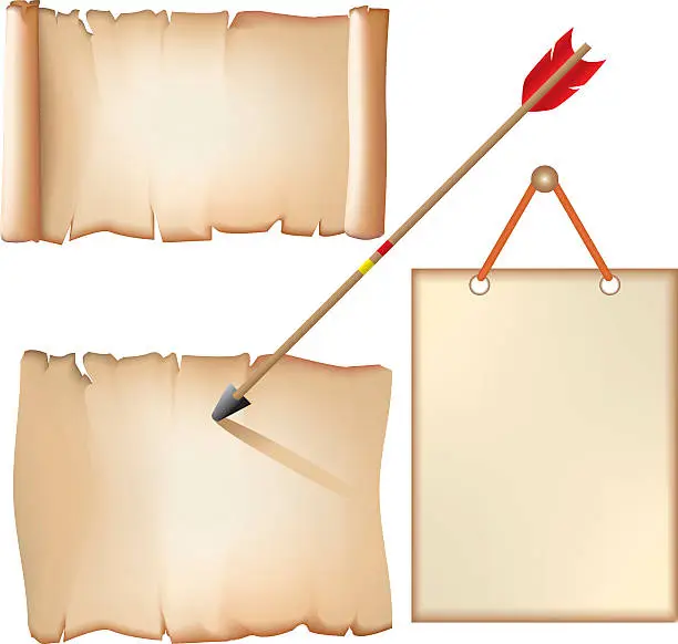 Vector illustration of Parchment