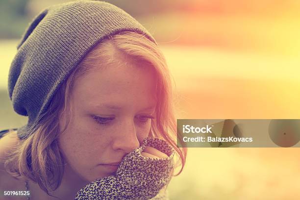 Woman Feeling So Alone Stock Photo - Download Image Now - Mental Health, Adult, Autumn